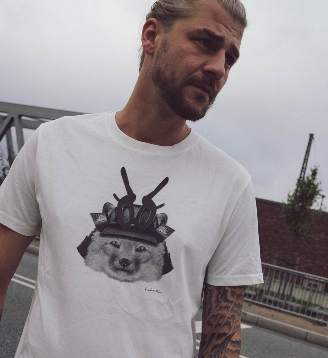 Samurai Kitsune 侍狐 - Herren T-Shirt