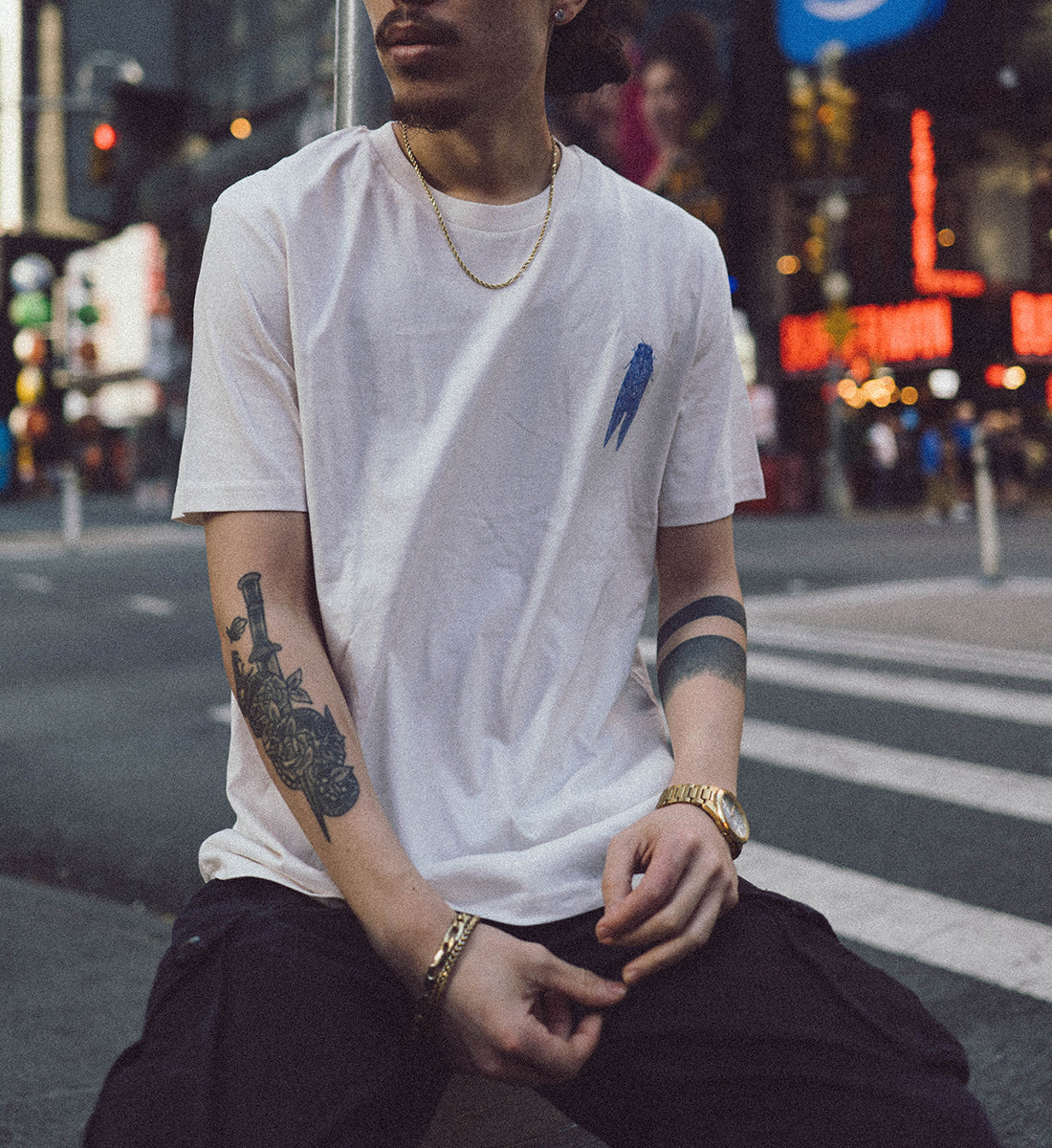 Tattoo Zikade Semi 蝉 - Herren T-Shirt