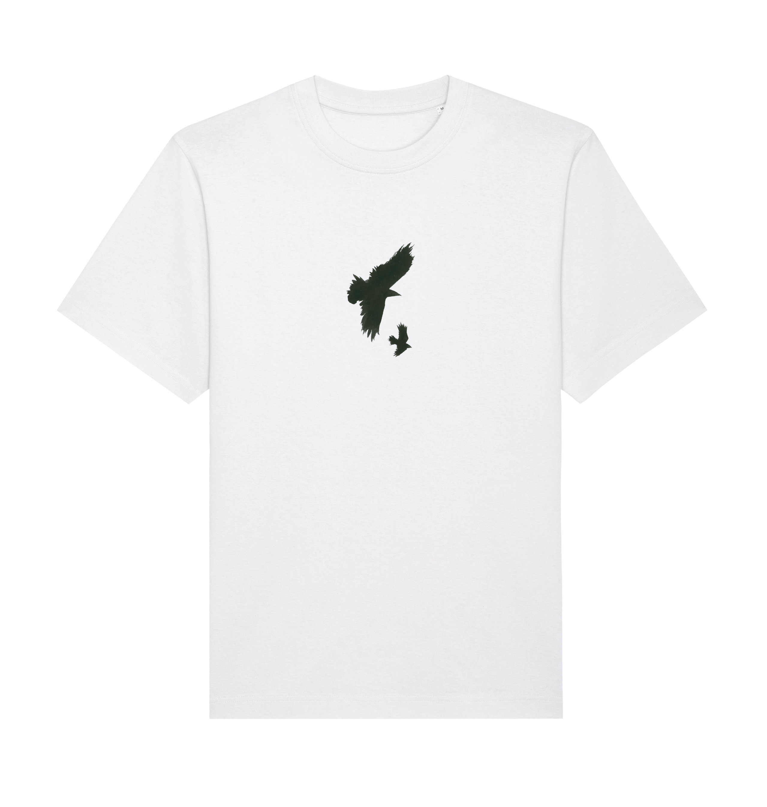 White Printed T-shirt Front