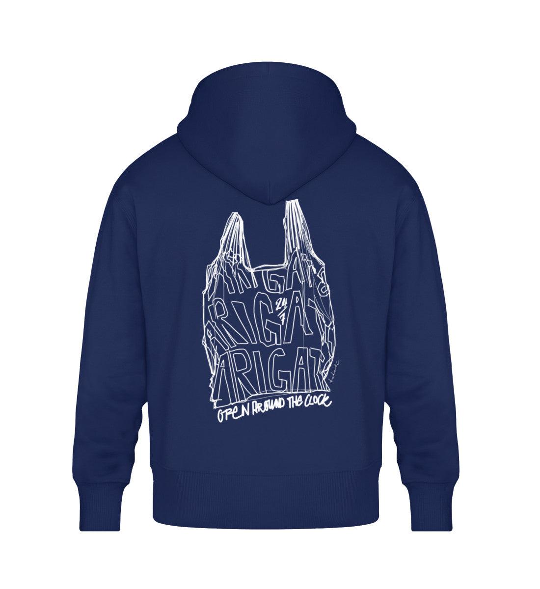 Arigato Hoodie blau