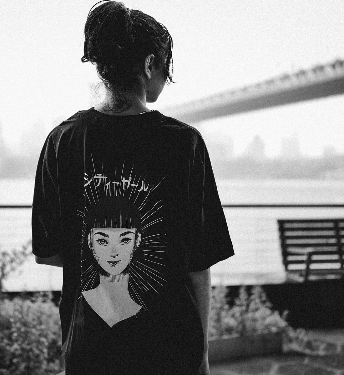 Manga Tokyo Girl - Damen Oversized T-Shirt
