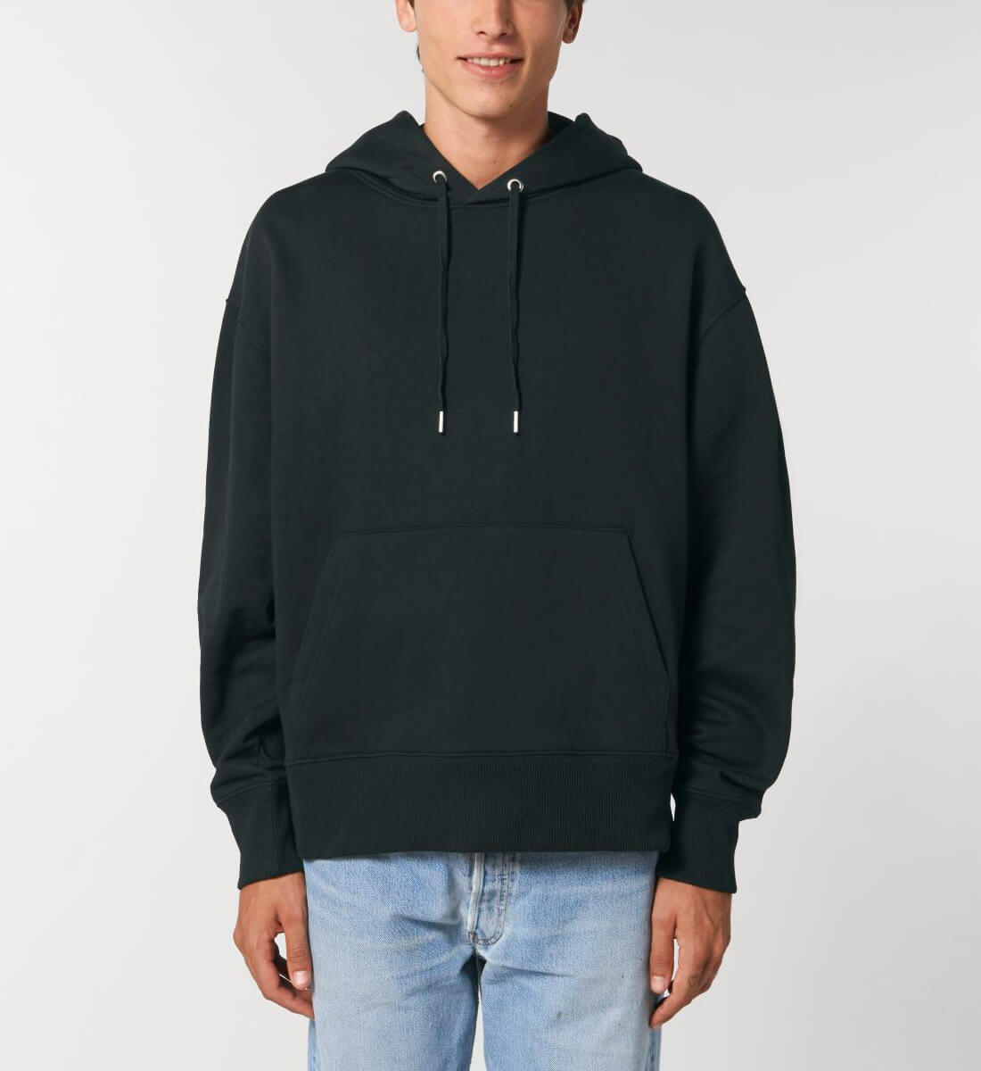 Heren Oversized Hoodie Black