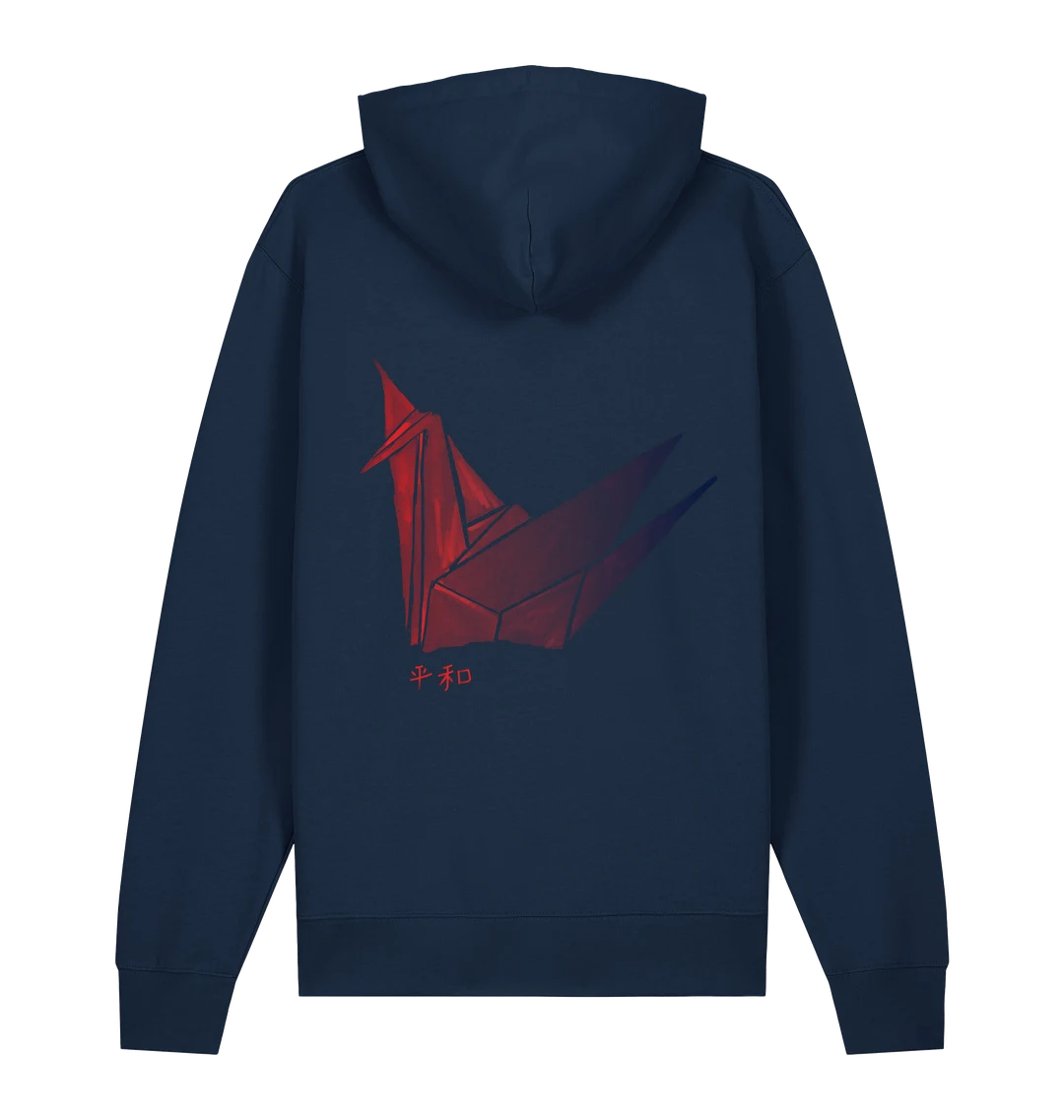 Origami Kranich Orizuru  - Herren Hoodie