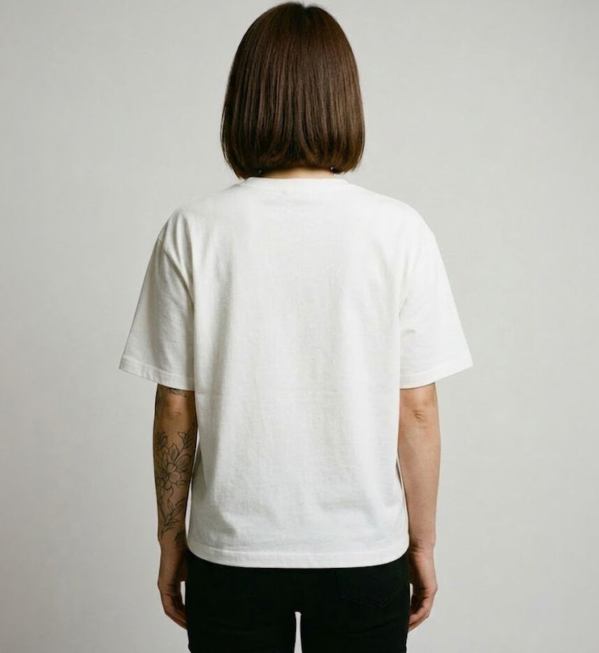 Close Up Shiromuku 白無垢 – Damen Boxy T-Shirt (Bio-Baumwolle)