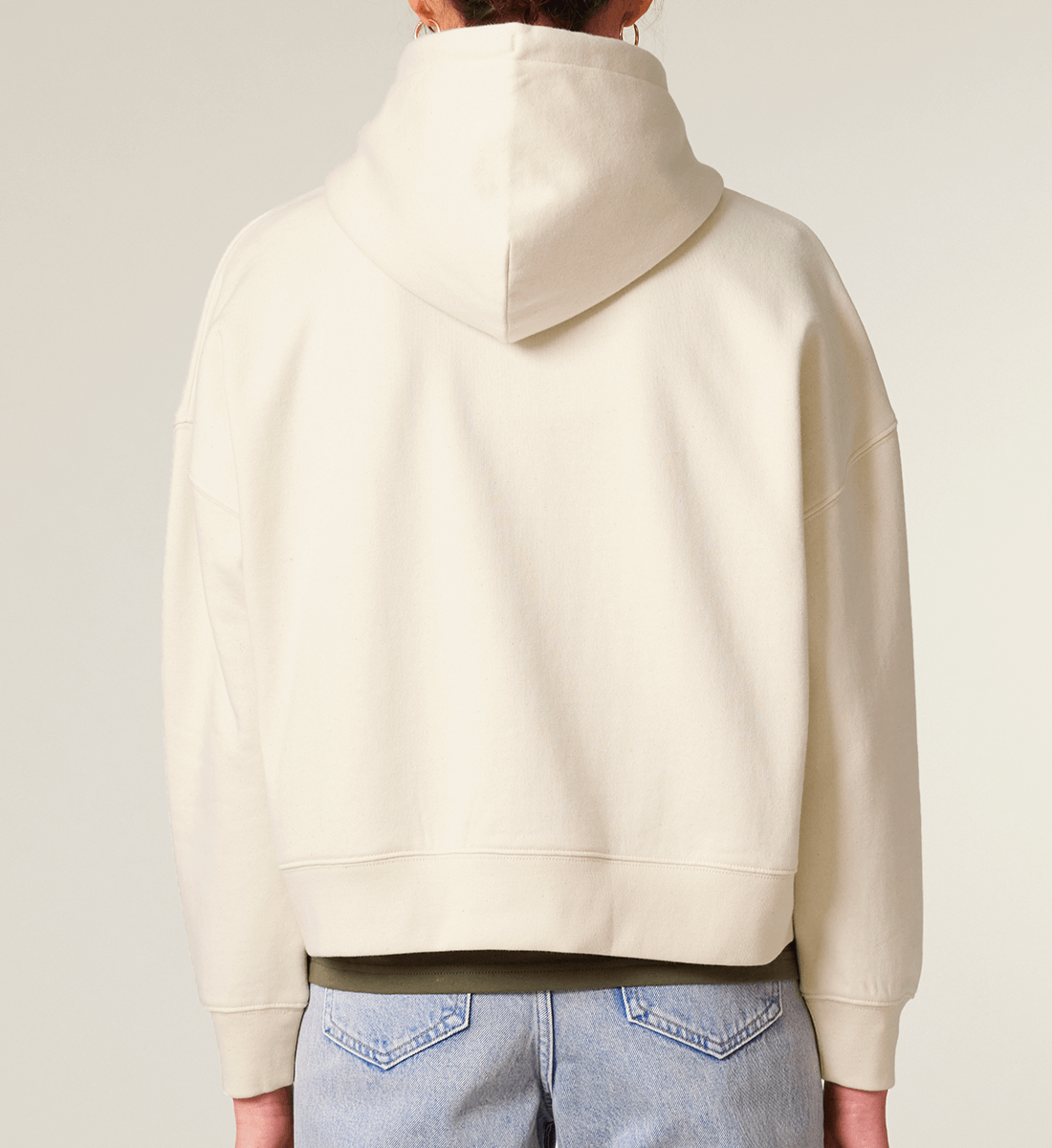 Damen Hoodie Kaffee Katakana