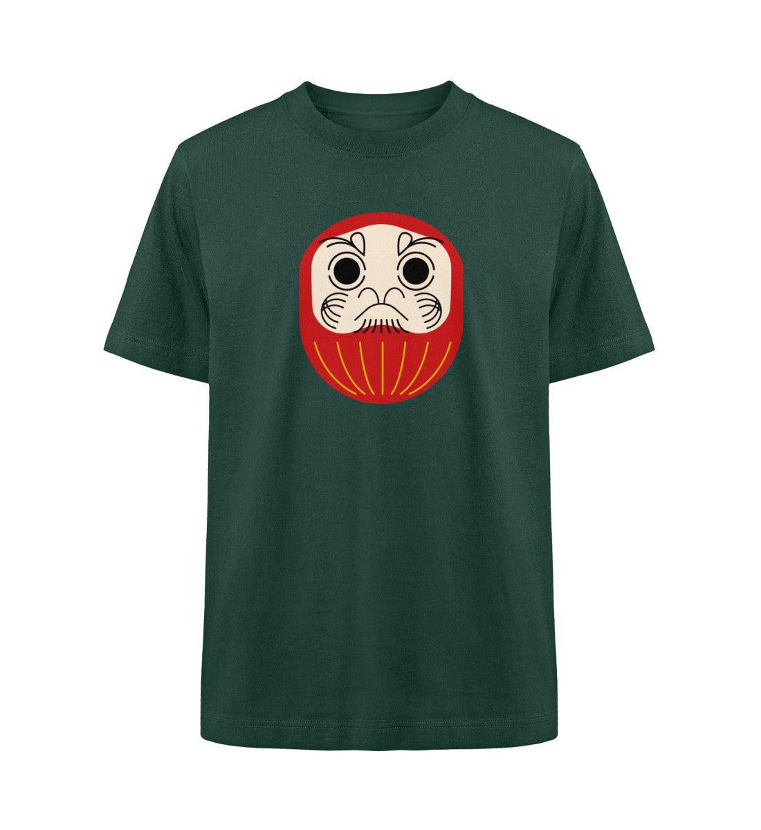 Daruma - Schweres Herren Oversized T-Shirt-Glazed Green