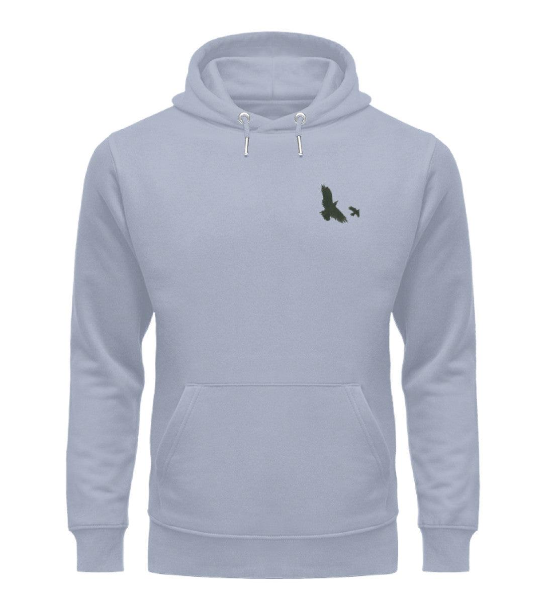 Hoodie Krähe blau