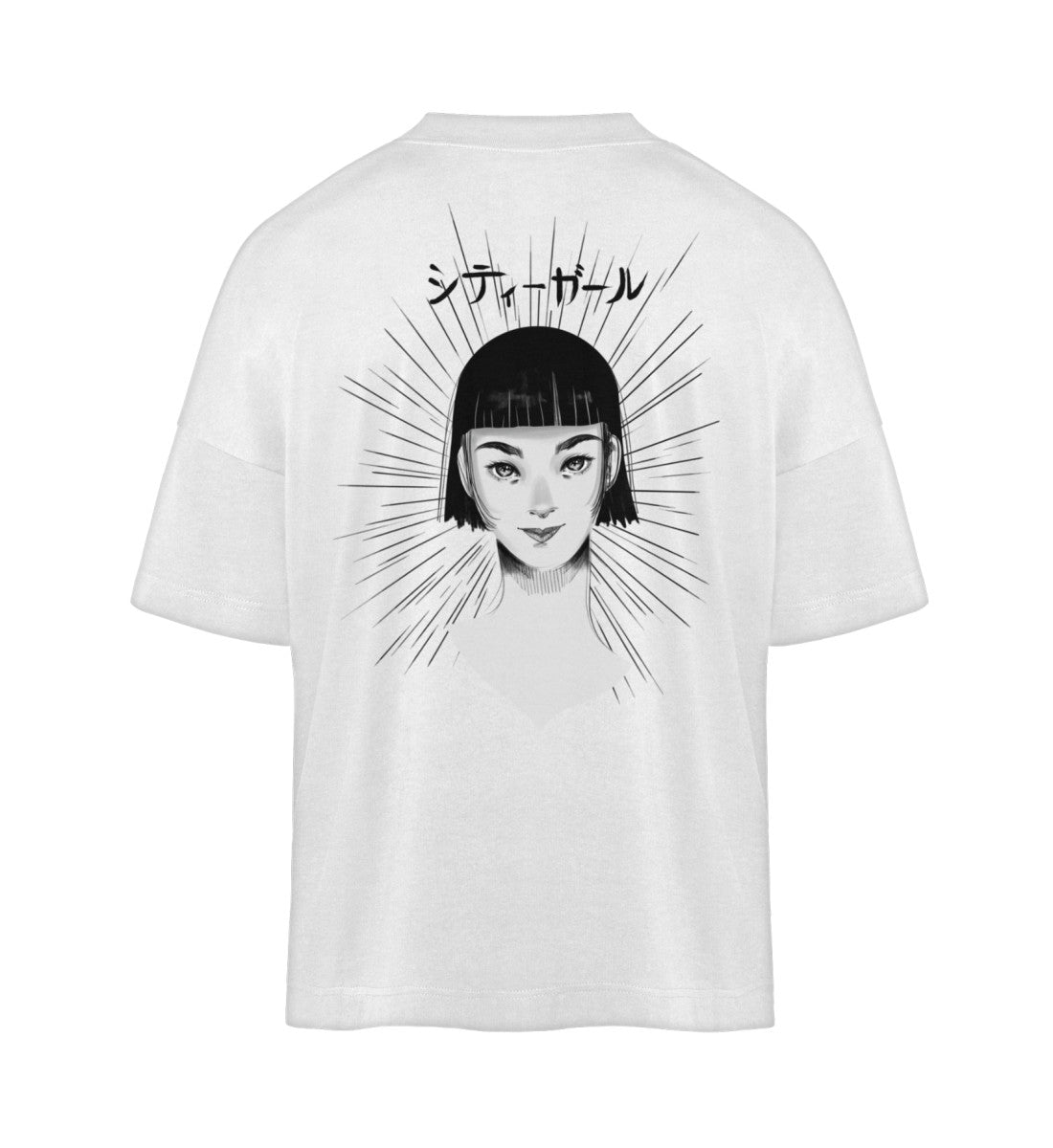 Manga Tokyo Gilr Oversized T-Shirt