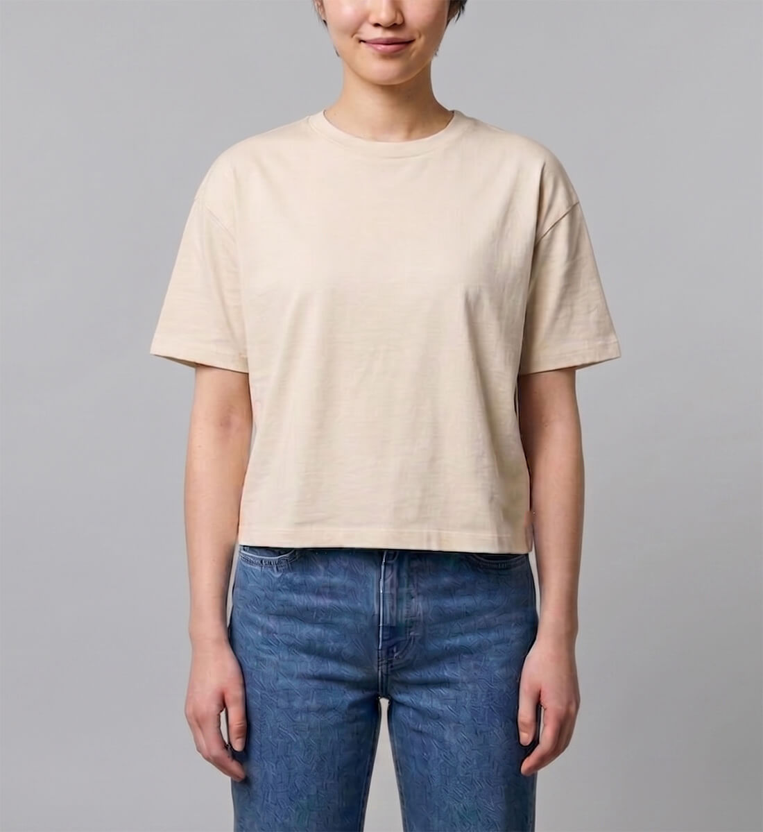 Retro Manga 80s | Damen Cropped Boxy T-Shirt