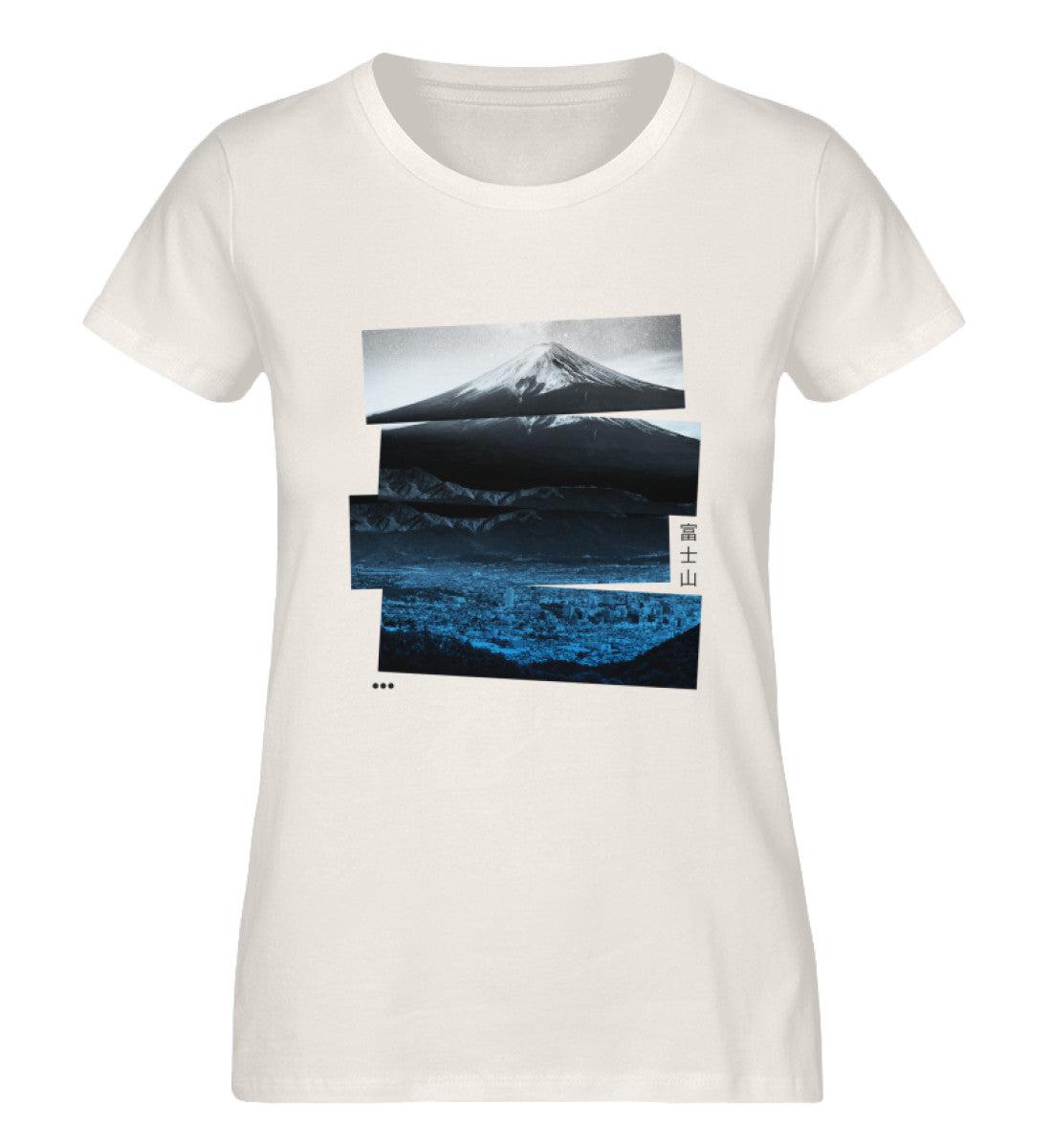 Mt. Fuji No. 1 富士山 - Damen Organic T-Shirt -Weiß - totobi.de