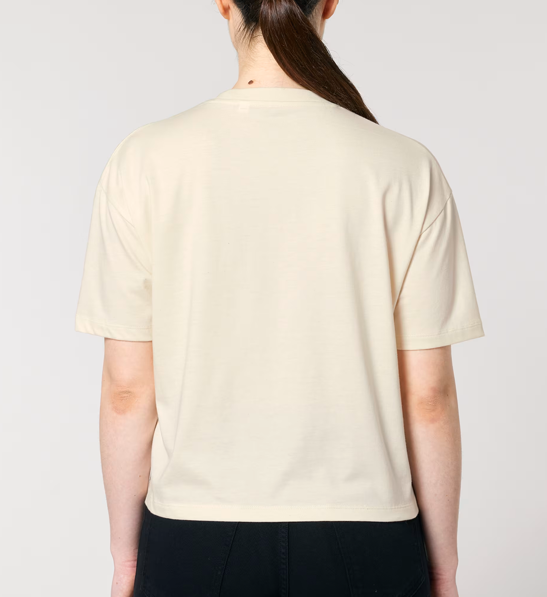 Katzenmilch ミルクをください - Damen Boxy T-Shirt (Bio-Baumwolle)