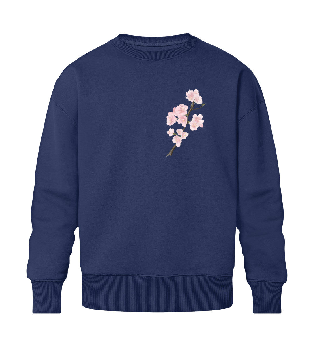 Sakura 桜 - Herren Relaxed Sweatshirt-French Navy-XS-totobi.de