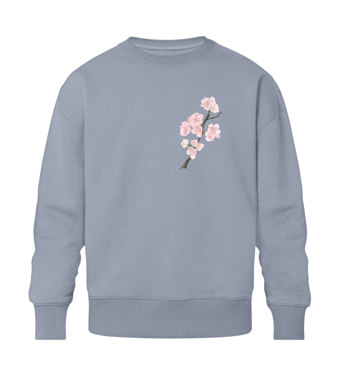 Sakura 桜 - Herren Relaxed Sweatshirt-Serene Blue-XS-totobi.de